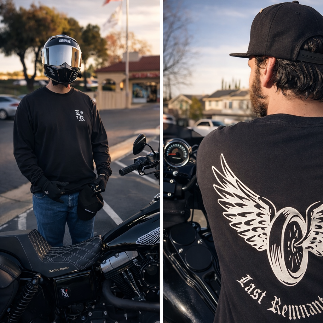 Winged Wheel - Long Sleeve (Black)