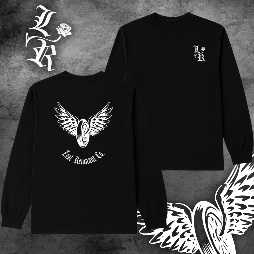 Winged Wheel - Long Sleeve (Black)
