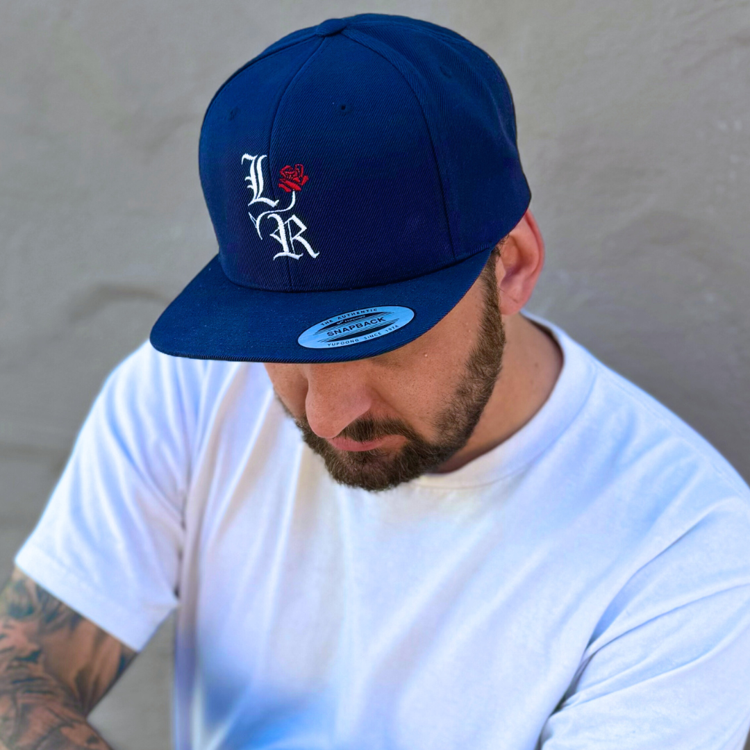 LR Trademark - Classics Snapback Hat (Navy Blue)