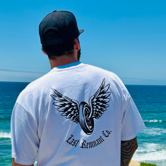 Winged Wheel - T Shirt (White)