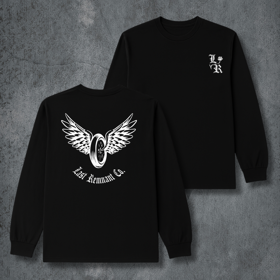 Winged Wheel - Long Sleeve (Black)